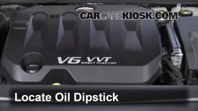 2014 Chevrolet Impala LT 3.6L V6 FlexFuel Aceite Controlar nivel de aceite